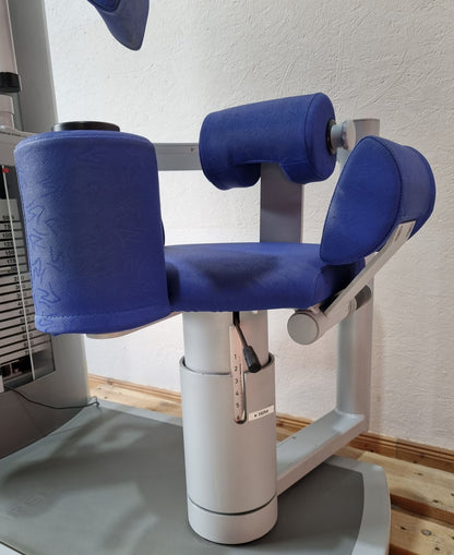 Frei Genius Eco Rumpfrotator, Rotary Torso, Rotationsmaschine, MPG, Twister, seitliche Bauchmuskeln, Rahmenfarbe Silber, gebraucht - überholter Zustand