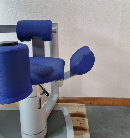 Frei Genius Eco Rumpfrotator, Rotary Torso, Rotationsmaschine, MPG, Twister, seitliche Bauchmuskeln, Rahmenfarbe Silber, gebraucht - überholter Zustand
