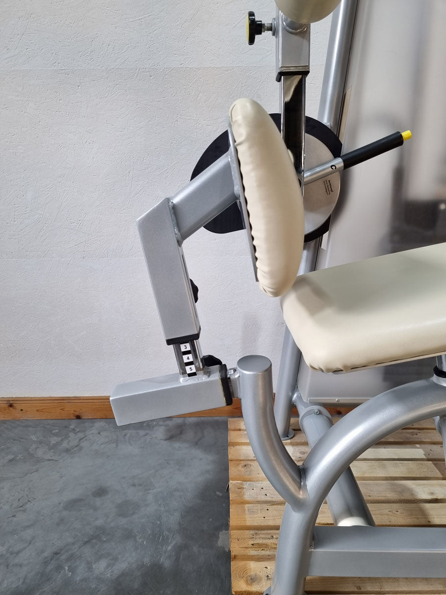 Proxomed Compass 530 Rückenflexion, Bauchmaschine, Rückenbeuger, Abdominal Crunch, MPG, Reha, Rahmenfarbe Silber, gebraucht - überholter Zustand