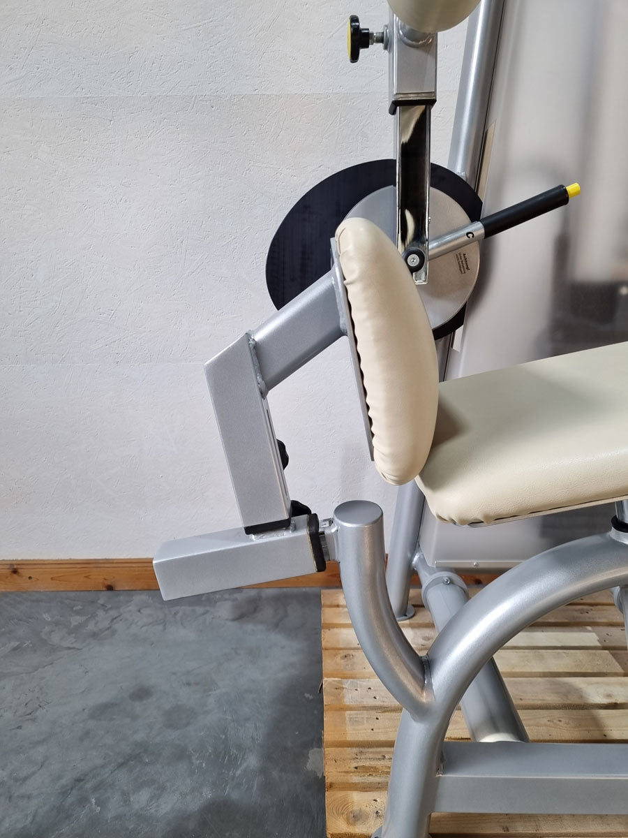 Proxomed Compass 530 Rückenflexion, Bauchmaschine, Rückenbeuger, Abdominal Crunch, MPG, Reha, Rahmenfarbe Silber, gebraucht - überholter Zustand