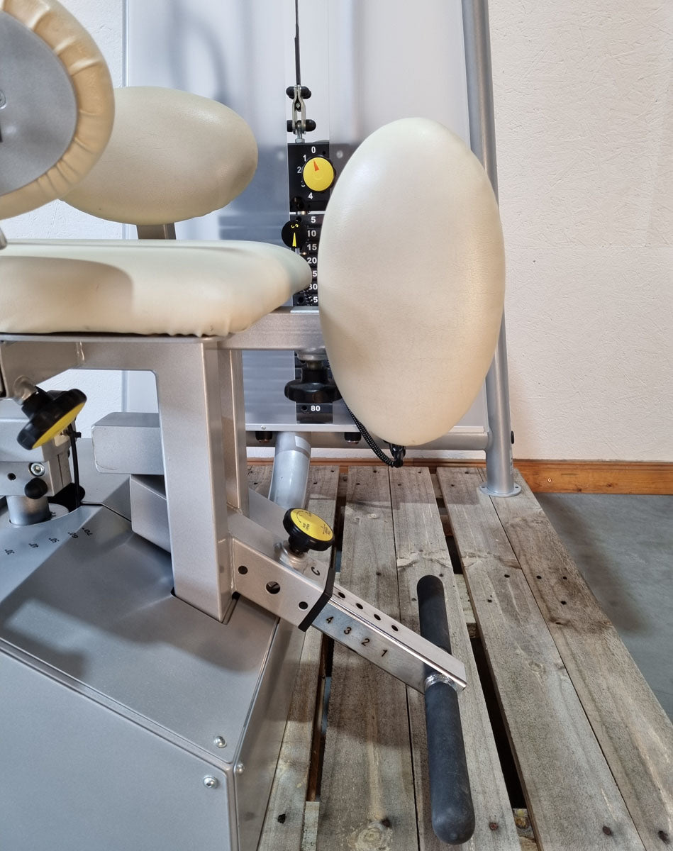 Proxomed Compass 530 Rumpfrotator, Rotator, Rotationsmaschine, Twister, Rotary Torso, seitliche Bauchmuskeln, MPG, Reha, Rahmenfarbe Silber, gebraucht - überholter Zustand