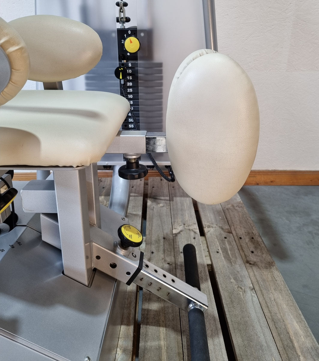 Proxomed Compass 530 Rumpfrotator, Rotator, Rotationsmaschine, Twister, Rotary Torso, seitliche Bauchmuskeln, MPG, Reha, Rahmenfarbe Silber, gebraucht - überholter Zustand