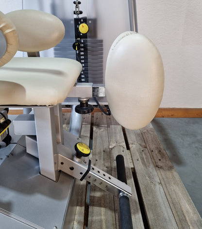 Proxomed Compass 530 Rumpfrotator, Rotator, Rotationsmaschine, Twister, Rotary Torso, seitliche Bauchmuskeln, MPG, Reha, Rahmenfarbe Silber, gebraucht - überholter Zustand