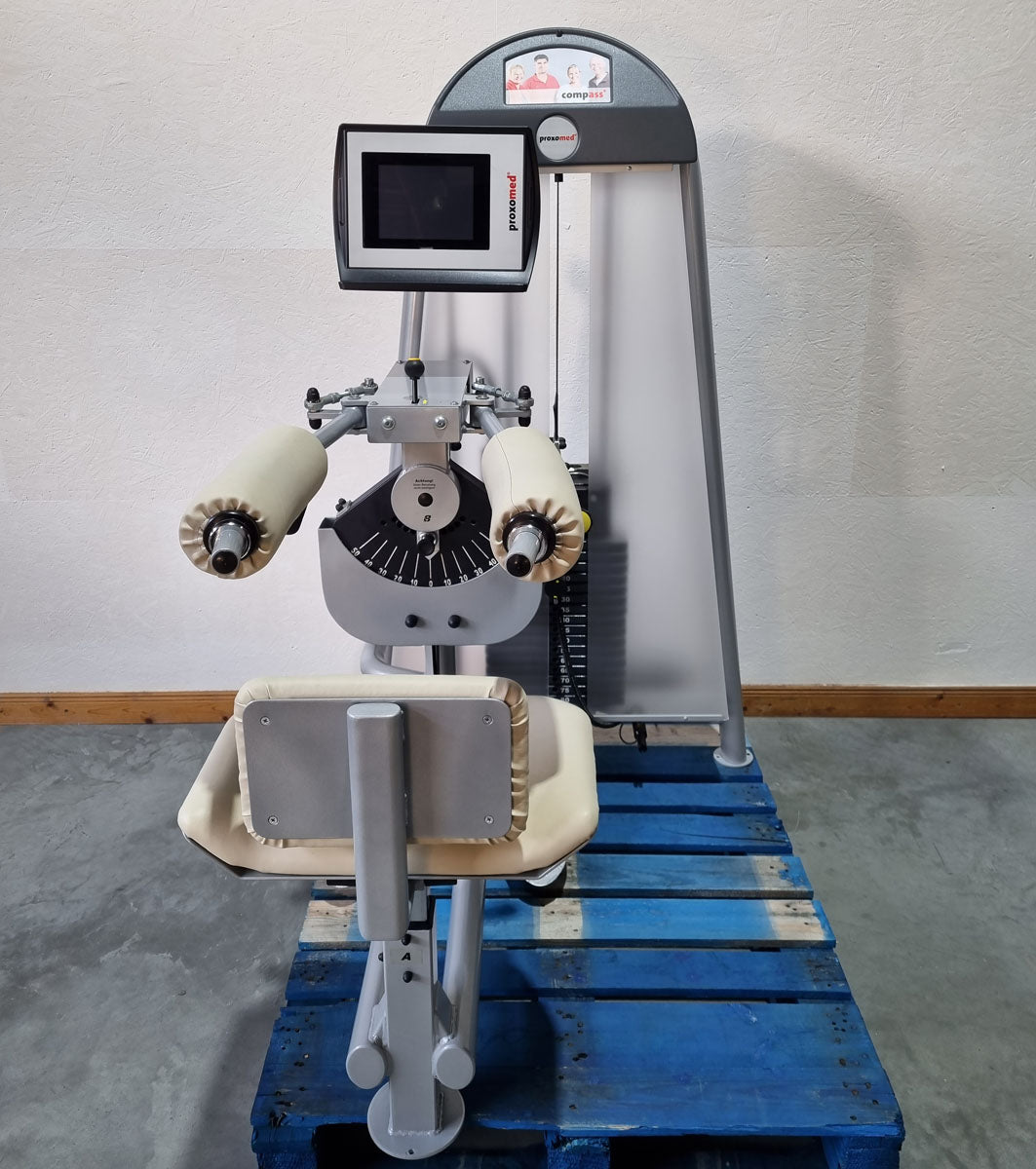 Proxomed Compass 530 Lateralflexion, Seitneige-Maschine, MPG, Reha, Rahmenfarbe Silber, gebraucht - überholter Zustand
