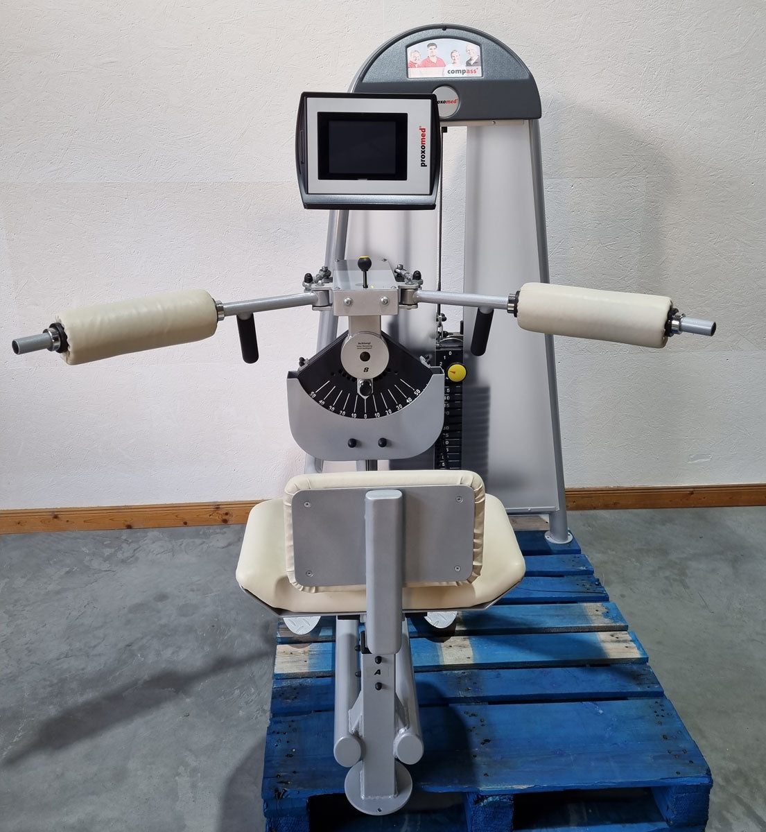Proxomed Compass 530 Lateralflexion, Seitneige-Maschine, MPG, Reha, Rahmenfarbe Silber, gebraucht - überholter Zustand