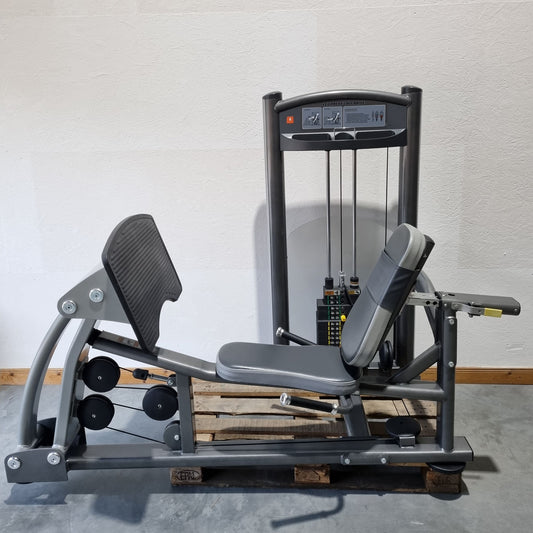 Impulse Fitness leg press horizontal, frame color gray-anthracite, used - refurbished condition