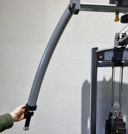 Impulse Fitness Butterfly und Butterfly Reverse 2 in 1 Kombimaschine, Pec Fly and Lat-Press-Back Machine, Rahmenfarbe Grau-Anthrazit, Polsterfarbe Grau-Anthrazit, gebraucht - überholter Zustand