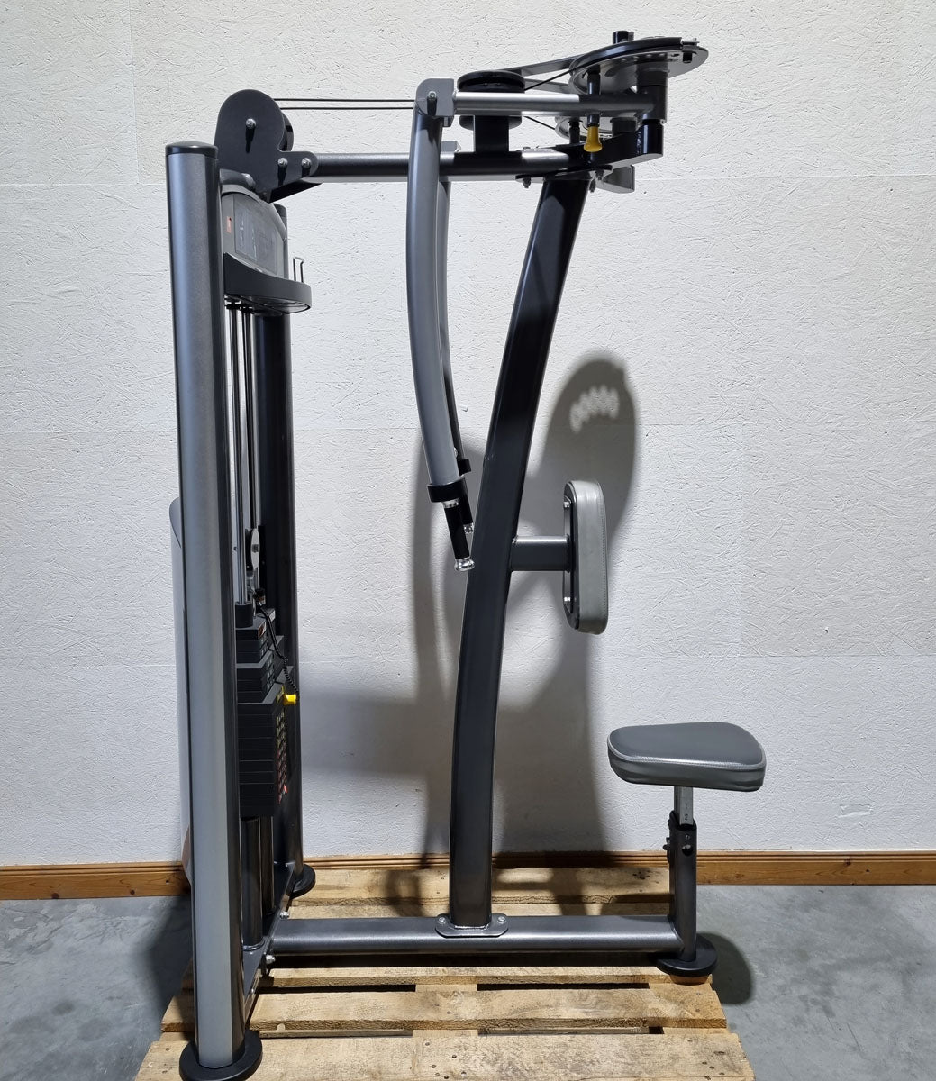 Impulse Fitness Butterfly und Butterfly Reverse 2 in 1 Kombimaschine, Pec Fly and Lat-Press-Back Machine, Rahmenfarbe Grau-Anthrazit, Polsterfarbe Grau-Anthrazit, gebraucht - überholter Zustand