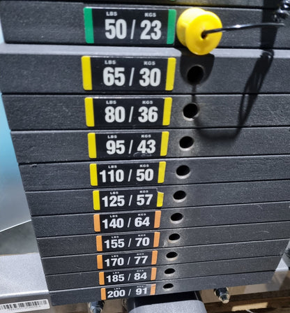 Impulse Fitness Butterfly und Butterfly Reverse 2 in 1 Kombimaschine, Pec Fly and Lat-Press-Back Machine, Rahmenfarbe Grau-Anthrazit, Polsterfarbe Grau-Anthrazit, gebraucht - überholter Zustand
