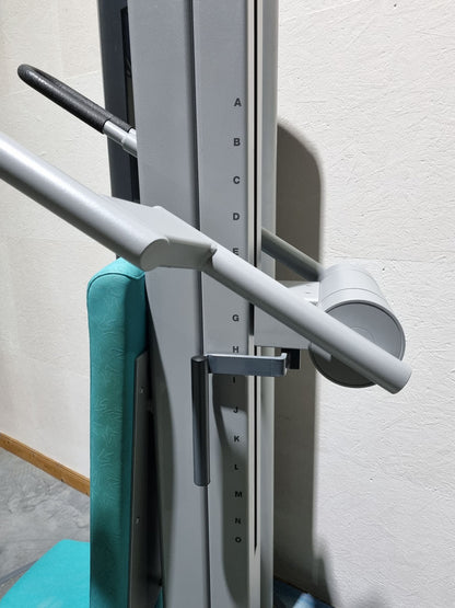 Frei Genius Schulterblattfixator und Stützstemme - Latzug Pulldown und Dips - Kombigerät 2 in 1, Rahmenfarbe Silber - gebraucht - überholter Zustand