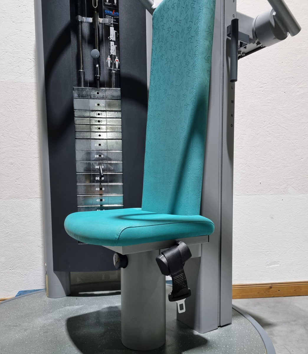 Frei Genius Schulterblattfixator und Stützstemme - Latzug Pulldown und Dips - Kombigerät 2 in 1, Rahmenfarbe Silber - gebraucht - überholter Zustand