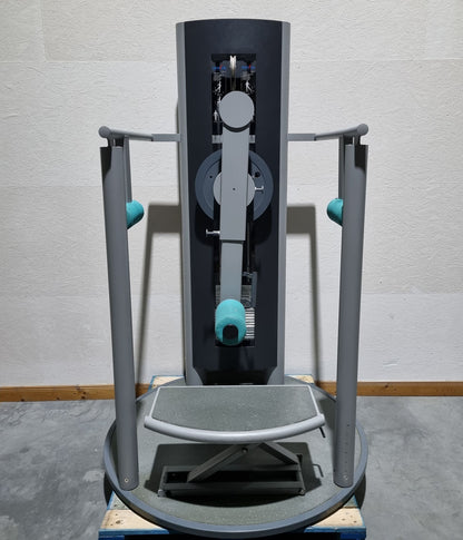 Frei Genius Hüftmaschine, Hüftpendel, Multi Hip, Kickmaschine, Total Hip auch für Ab-Adduktoren Training nutzbar, Rahmenfarbe Silber - gebraucht - überholter Zustand