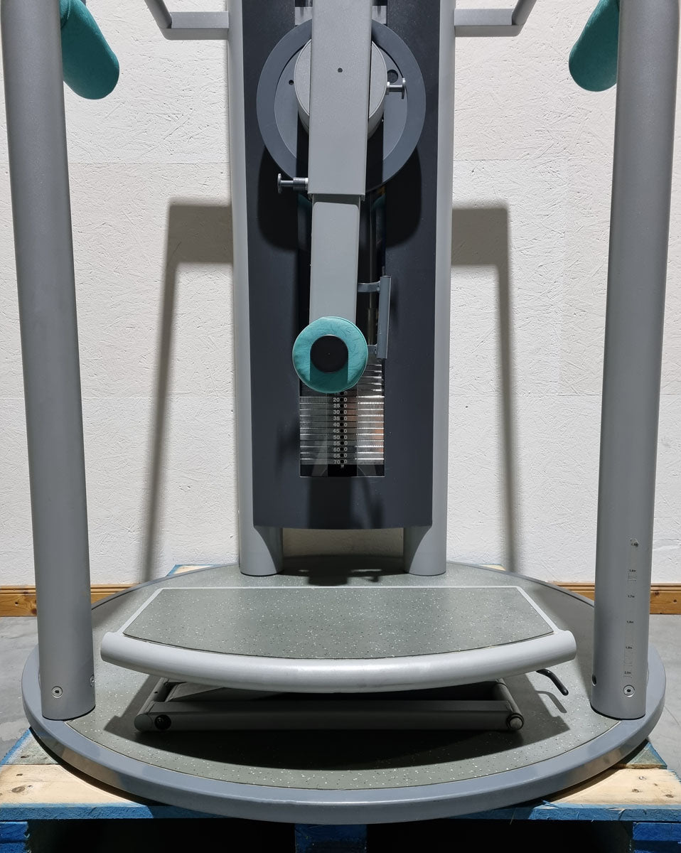 Frei Genius Hüftmaschine, Hüftpendel, Multi Hip, Kickmaschine, Total Hip auch für Ab-Adduktoren Training nutzbar, Rahmenfarbe Silber - gebraucht - überholter Zustand