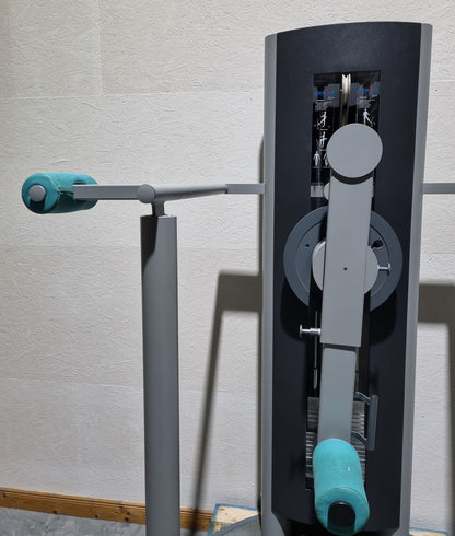 Frei Genius Hüftmaschine, Hüftpendel, Multi Hip, Kickmaschine, Total Hip auch für Ab-Adduktoren Training nutzbar, Rahmenfarbe Silber - gebraucht - überholter Zustand
