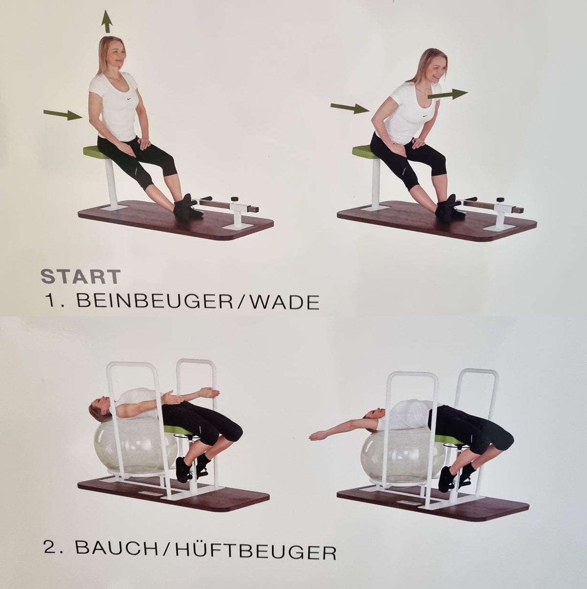 Dr. Wolff Get Flexible Zirkel, 4er Set Beweglichkeitstraining für Rücken und Gelenke, Beweglichkeitszirkel, Rückenzirkel zum dehnen, gebraucht - guter Zustand