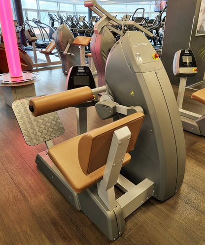 Milon 9er PREMIUM Kraft Zirkel, Baujahr 2017, Gehäuse in Anthrazit Stone, Polster Braun, inkl. LED Ampel, gebraucht, überholt und Neuwertig - Top Zustand