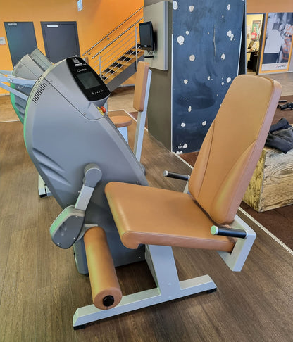 Milon 9er PREMIUM Kraft Zirkel, Baujahr 2017, Gehäuse in Anthrazit Stone, Polster Braun, inkl. LED Ampel, gebraucht, überholt und Neuwertig - Top Zustand