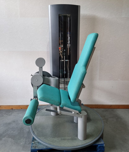 Frei Genius Beinstrecker verstellbar, Kniestrecker, Leg Extension, Rahmenfarbe Silber, gebraucht - überholter Zustand
