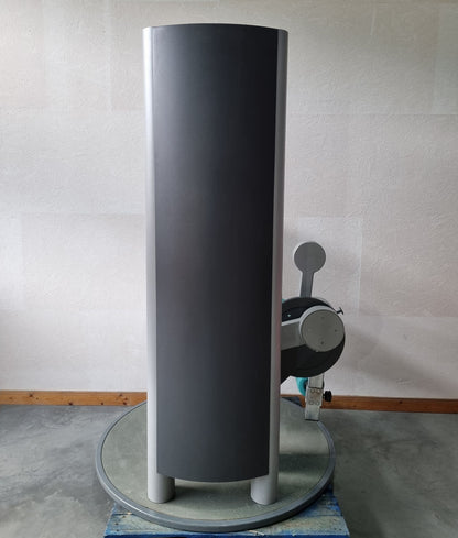 Frei Genius Beinstrecker verstellbar, Kniestrecker, Leg Extension, Rahmenfarbe Silber, gebraucht - überholter Zustand