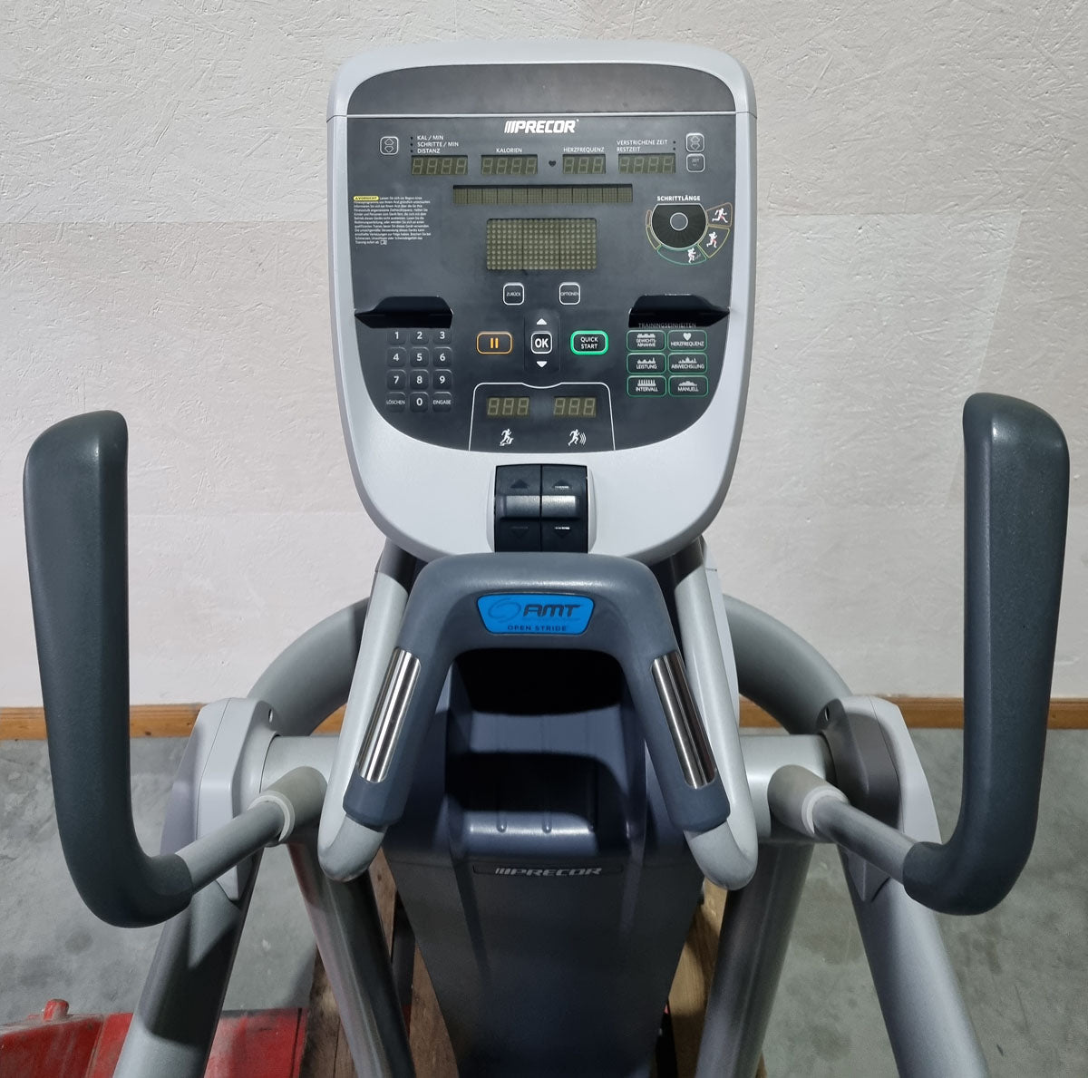 Precor AMT 835 Open Stride, New Model, P30 LED Console - Cross-trainer, Stepper, Elliptical 3 in 1 - used - refurbished condition