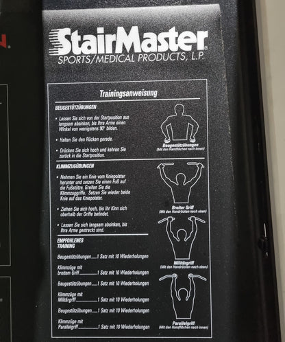 Stairmaster Gravitron 2000 AT Dip-Chin, Dip-Pull-Up Machine with Weight Support, White Frame, Used - Refurbished Condition