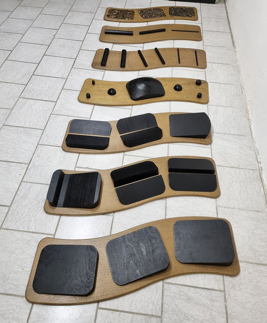 Extrafit foot circuit, 7 boards, barefoot path made of wood, foot circuit, good used condition