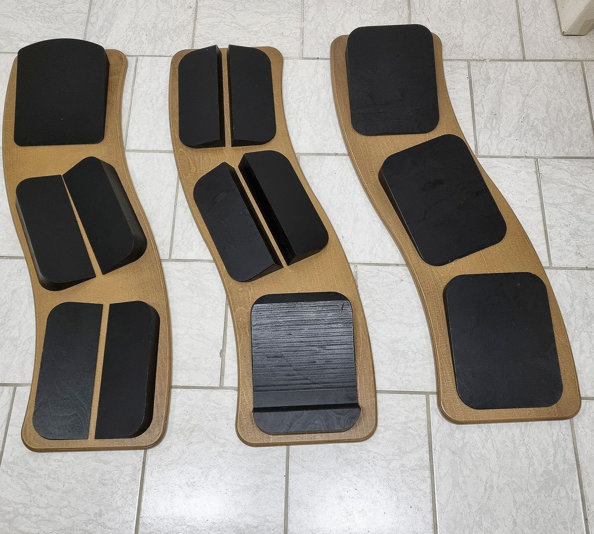 Extrafit Fuss-Zirkel, 7 Boards, Barfußpfad aus Holz, Fußzirkel, guter gebrauchter Zustand