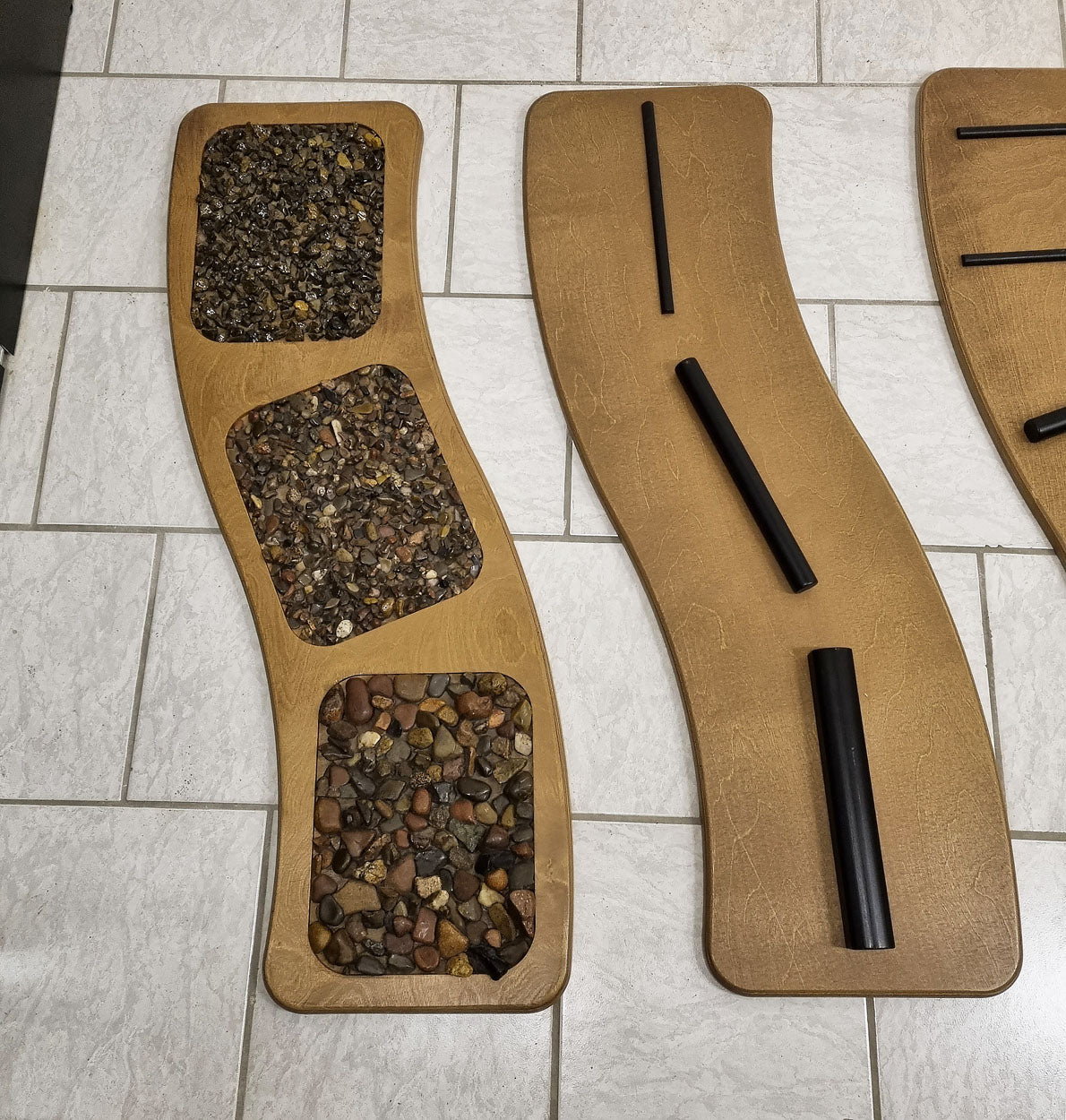 Extrafit Fuss-Zirkel, 7 Boards, Barfußpfad aus Holz, Fußzirkel, guter gebrauchter Zustand