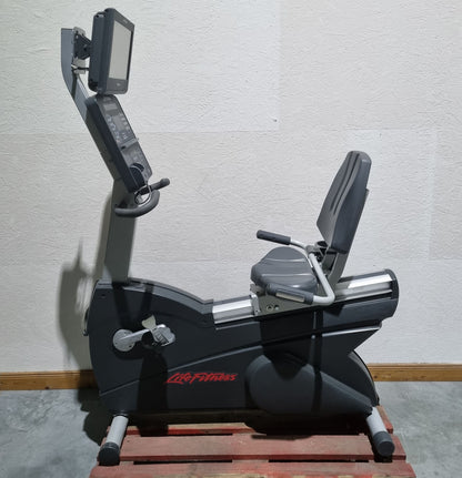 Life Fitness Recumbent, Liegeergometer, Integrity Serie, LED Konsole, gebraucht - überholter Zustand