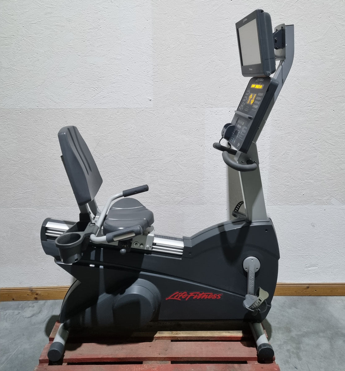 Life Fitness Recumbent, Liegeergometer, Integrity Serie, LED Konsole, gebraucht - überholter Zustand