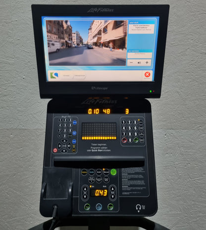 Life Fitness Recumbent, Liegeergometer, Integrity Serie, LED Konsole, gebraucht - überholter Zustand