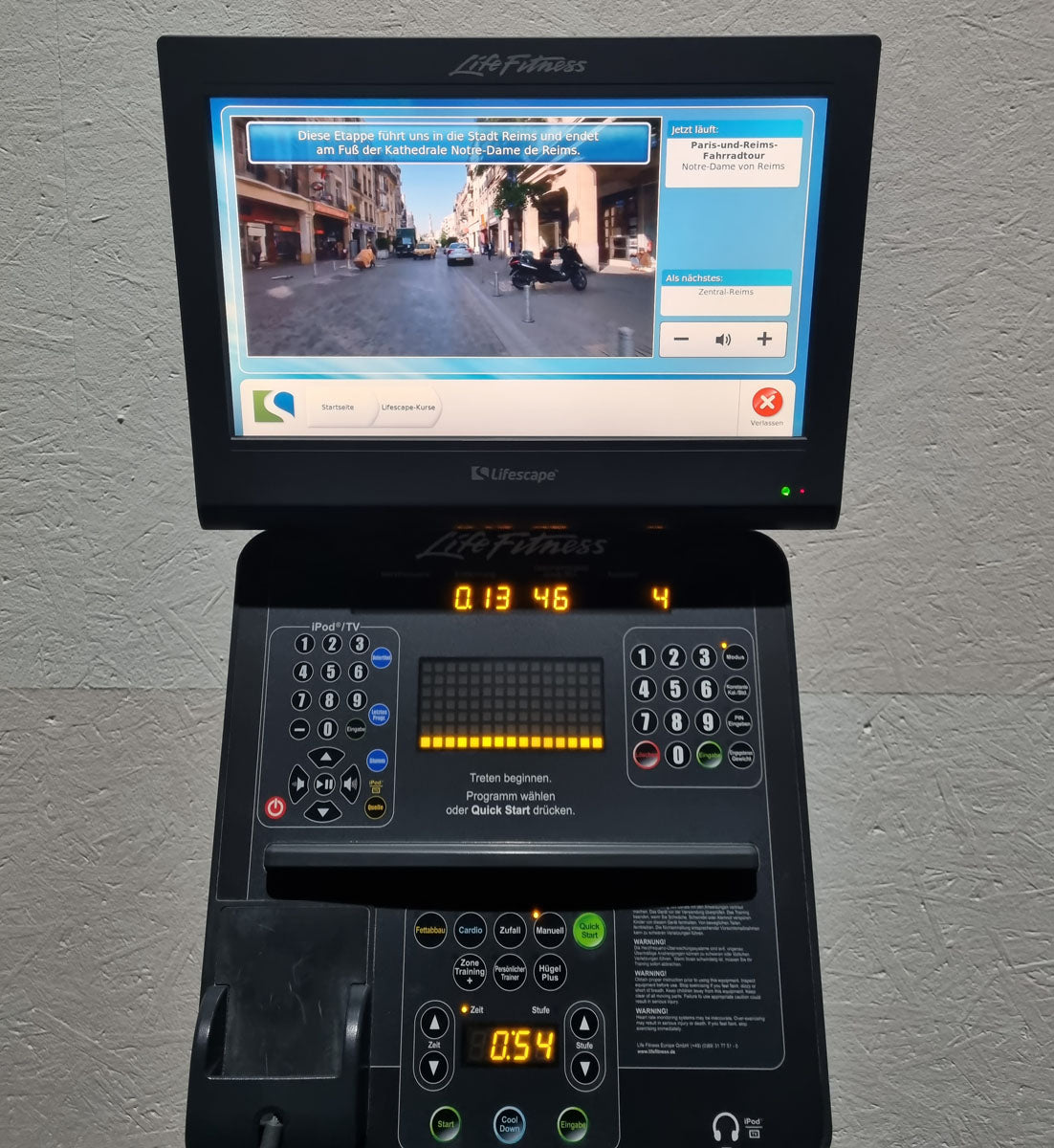 Life Fitness Recumbent, Liegeergometer, Integrity Serie, LED Konsole, gebraucht - überholter Zustand