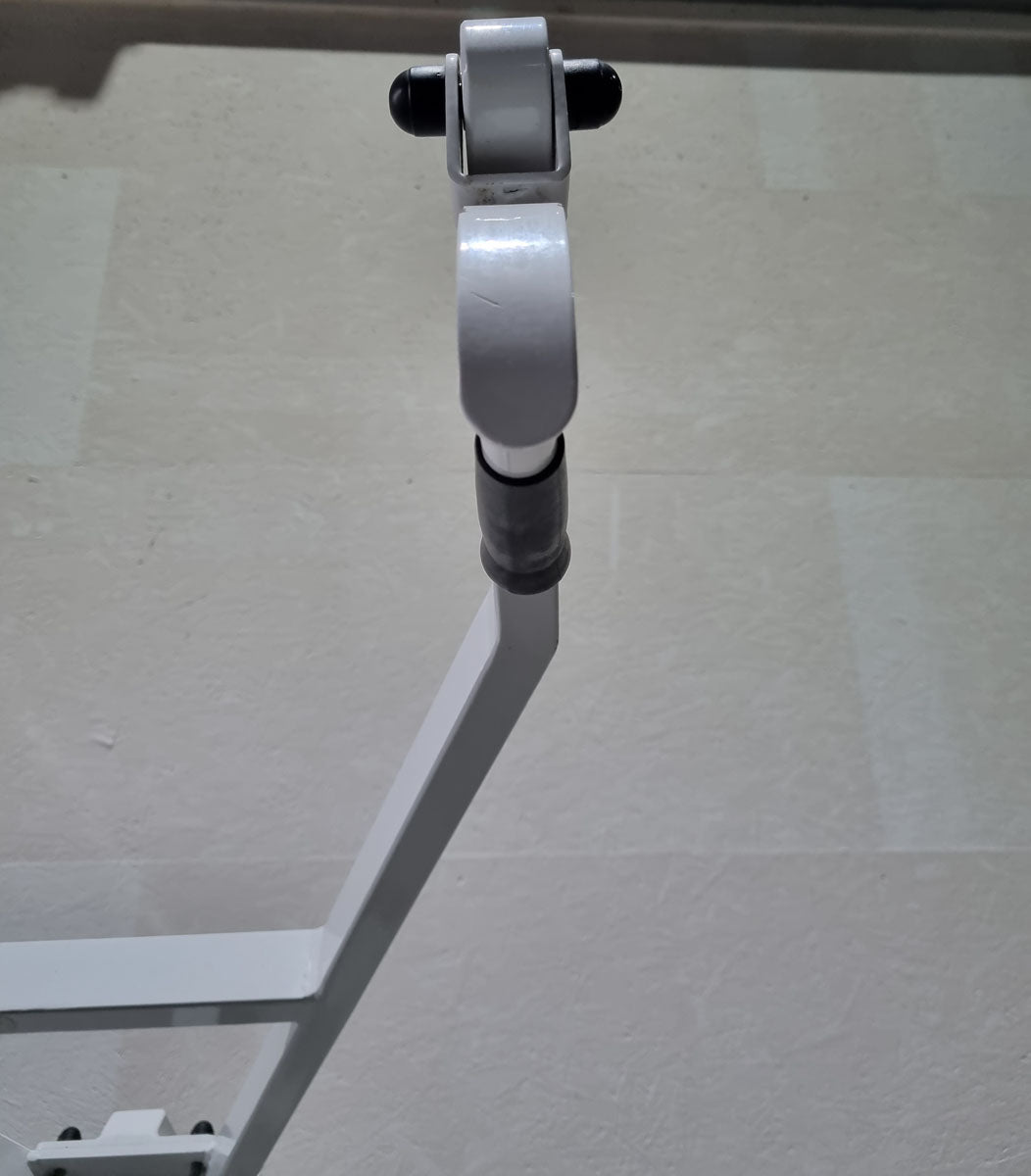 Proxomed Compass Schulterblattfixator / Stützstemme - Latzug und Dips - Kombigerät 2 in 1, Rahmenfarbe Weiß, gebraucht - überholter Zustand