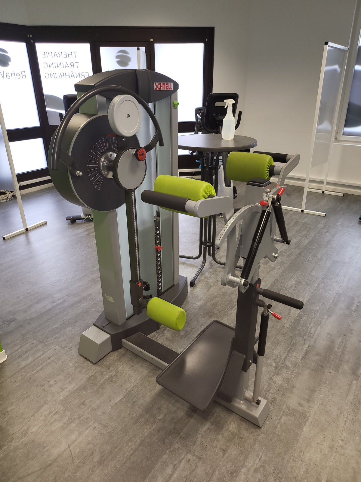 Schnell Target Line 8 strength training equipment set, equipment park, silver frame, used - refurbished condition