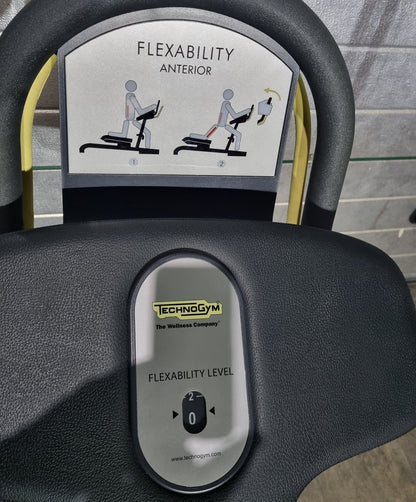 Technogym 2er Set Flexability Posterior und Flexability Anterior - Dehngeräte für Beine und Waden, gegen Rückenschmerzen, Dehnungsapparat, Rahmenfarbe Silber, gebraucht - guter Zustand