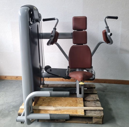 Technogym Butterfly, Pectoral Fly, Einstiegshilfe, Selection Line - Neues Modell mit Plastikverkleidung, Rahmenfarbe Silber, gebraucht - überholter Zustand