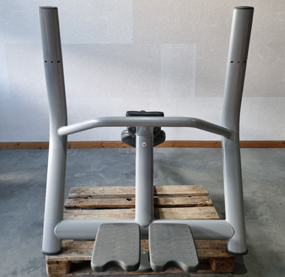 Technogym Schrägdrückerbank, Olympic Inclined Bench, Hantelbank Schrägbankdrücken, Rahmenfarbe Silber, Selection Line, gebraucht - überholter Zustand