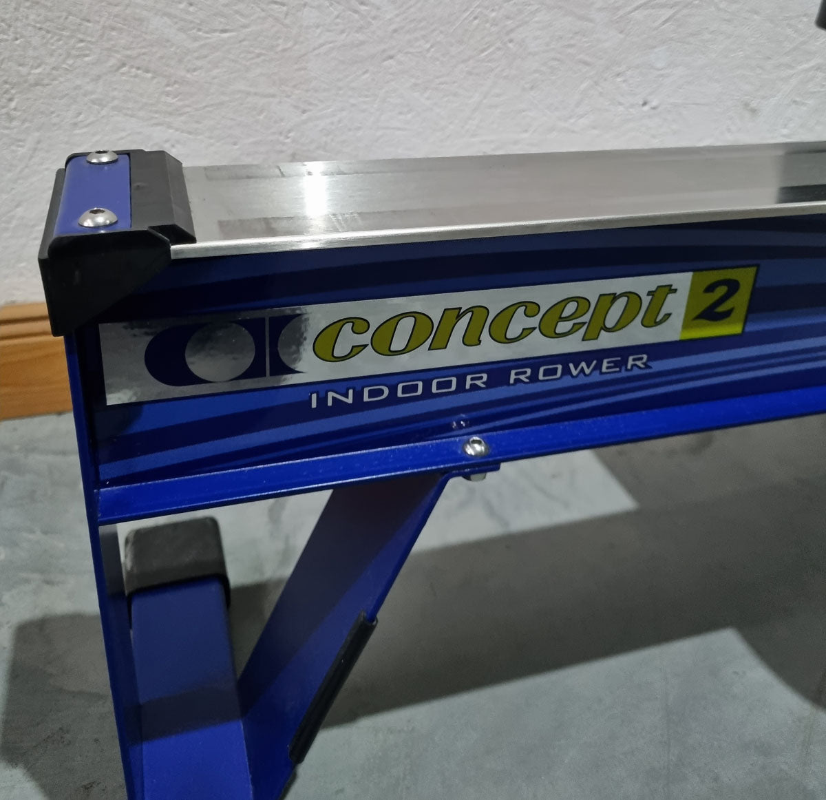 Concept2 Rudergerät mit PM5 Monitor - Farbe Blau - gebraucht - geprüfter Zustand