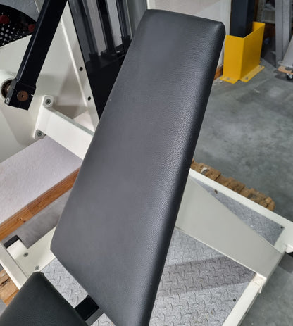 Quick pullover machine, arm lifting machine, pull-ups - Target Kompakt Line - Oldschool Bodybuilding, frame color white, used - refurbished condition