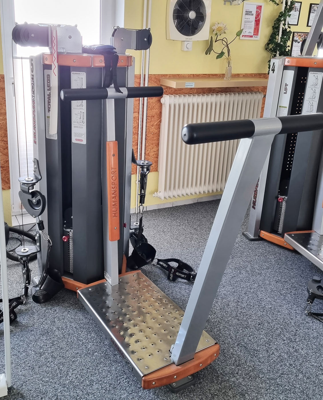 StarTrac Human Sports Line Zirkel, 6 Kraftgeräte im Set, gebraucht, überholter Zustand