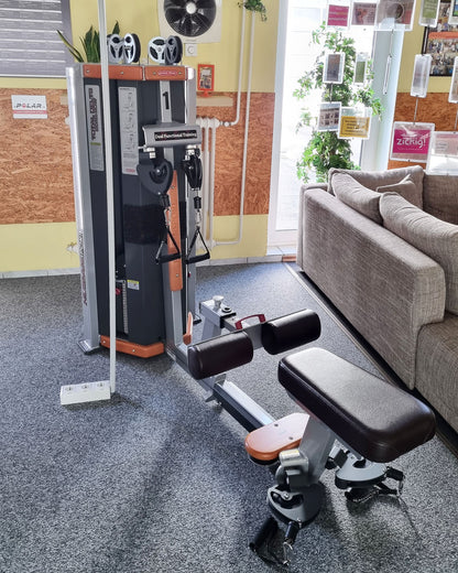 StarTrac Human Sports Line Zirkel, 6 Kraftgeräte im Set, gebraucht, überholter Zustand
