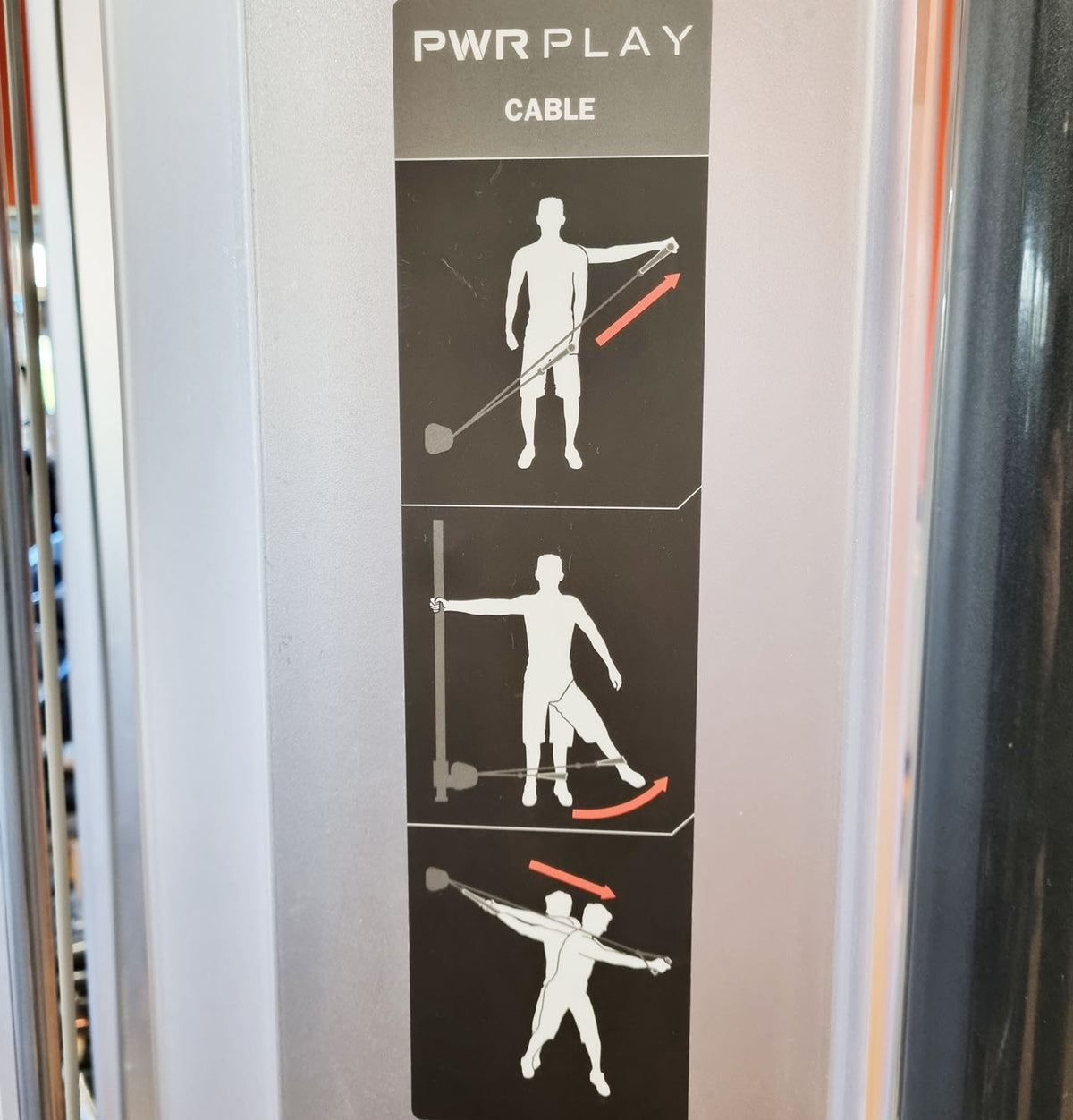 Cybex 8 Stationenturm PWR Play, 8 Stack Multi Station, baugleich Life Fitness MJ Tower, große Gewichtsblöcke, Rahmenfarbe Anthrazit, gebraucht - überholter Zustand
