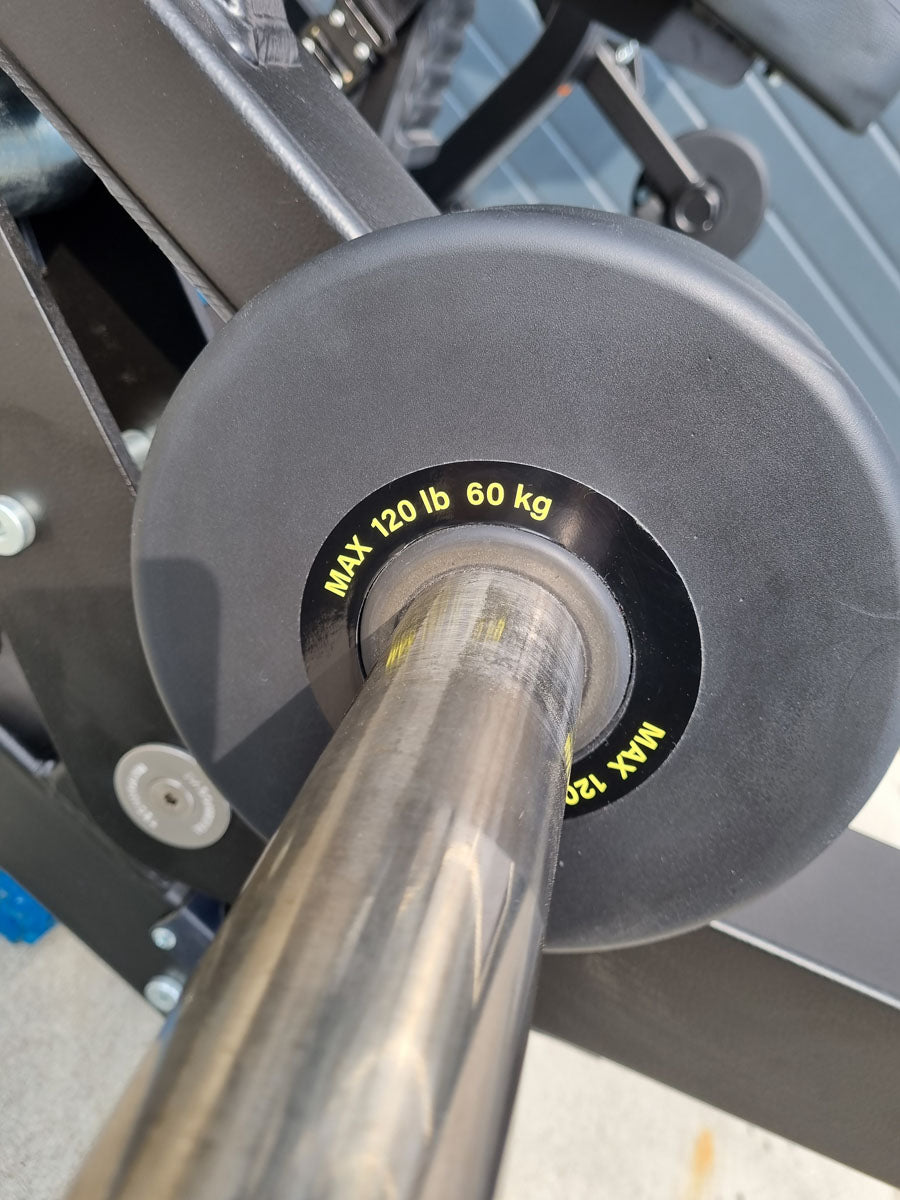 Technogym Pure Pullover, Pull-up machine Plate loaded, Pure Strength Series disc holder, frame color black, used - refurbished condition