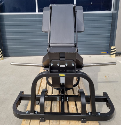 Technogym Pure Leg Press Beinpresse Plate loaded, Pure Strength Serie, Baujahr 2022, Scheibenaufnahme, Rahmenfarbe Schwarz, gebraucht - TOP Zustand