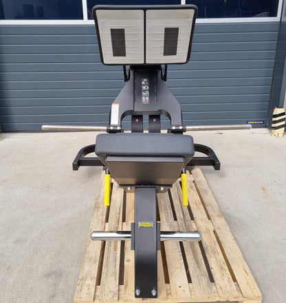 Technogym Pure Leg Press Beinpresse Plate loaded, Pure Strength Serie, Baujahr 2022, Scheibenaufnahme, Rahmenfarbe Schwarz, gebraucht - TOP Zustand