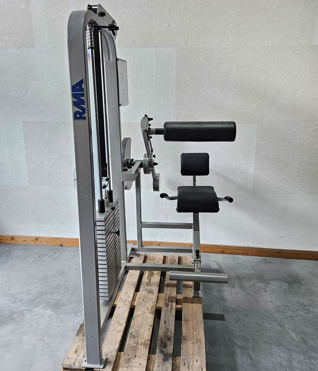 RMA Bauch / Rücken Kombigerät 2 in 1, Abs and lower Back, Silber, gebraucht - überholter Zustand