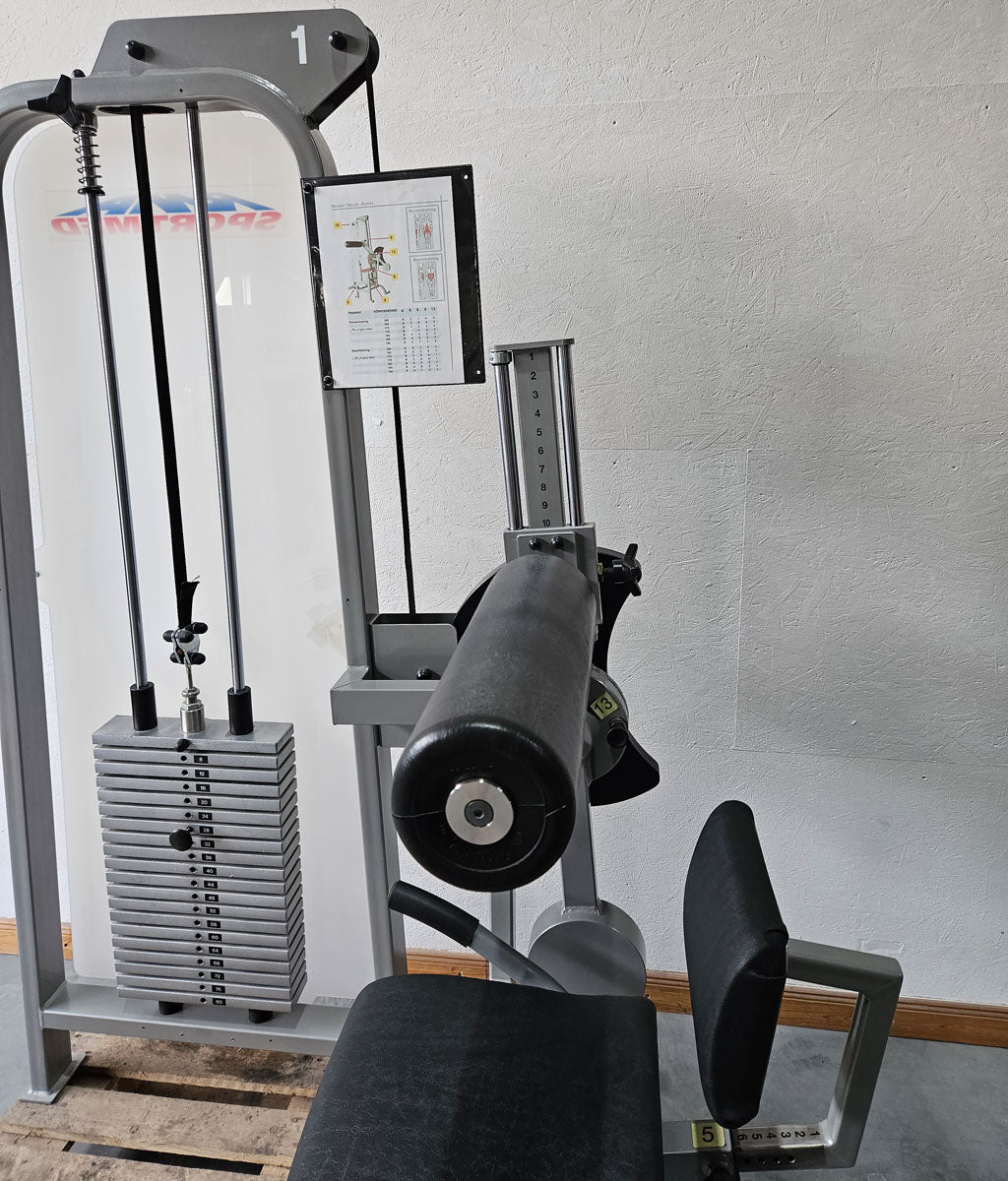 RMA Bauch / Rücken Kombigerät 2 in 1, Abs and lower Back, Silber, gebraucht - überholter Zustand
