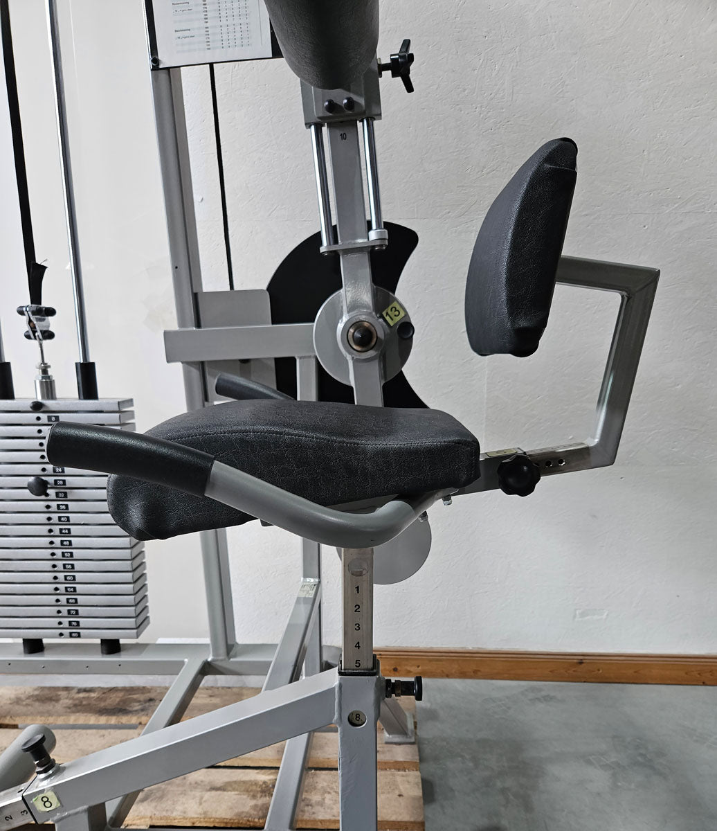 RMA Bauch / Rücken Kombigerät 2 in 1, Abs and lower Back, Silber, gebraucht - überholter Zustand