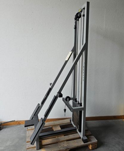 Technogym Rudern am Kabel, Ruderzug Turm, Long Pulley Row, Ruderstation, Silverline, Oldschool Bodybuilding, gebraucht - mit Gebrauchsspuren