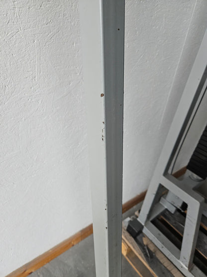 TechnoGym 2x Kabelzug, Cable Crossover, Seilzug von oben und unten, Silverline, Oldschool, Rahmenfarbe Silber, gebraucht - mit Gebrauchsspuren